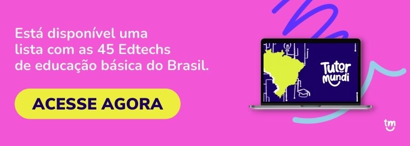 Banner oferecendo gratuitamente o material: Mapeamento Edtechs de Educação Básica do Brasil
